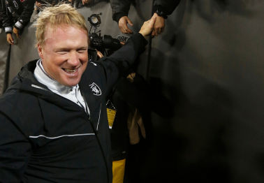 WATCH: Jon Gruden Might Not Be a Great Coach, But He Sure is Entertaining