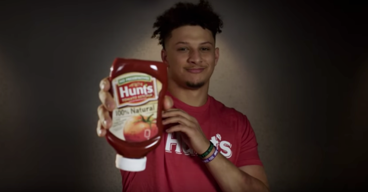 Heinz Ketchup offers Patrick Mahomes a lifetime supply