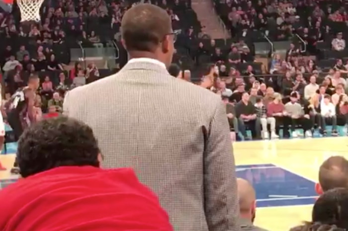 This Knicks Fan Couldn’t See, So He Took Matters Into His Own Hands