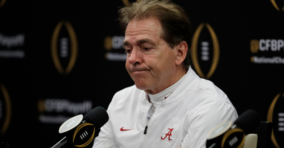 Nick Saban Takes Blame For Humiliating Loss, Plus 3 Problems He Couldn ...