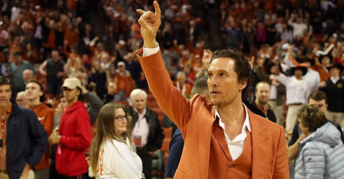 No One Loves Texas Like Matthew McConaughey and His Orange Suit