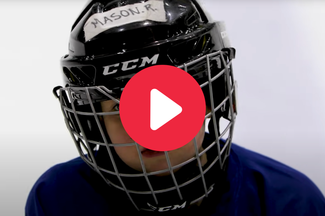Mason may not be as good of a "scor-der" as Wayne Gretzky, but his 4-year-old's hockey practice video took the internet by storm.
