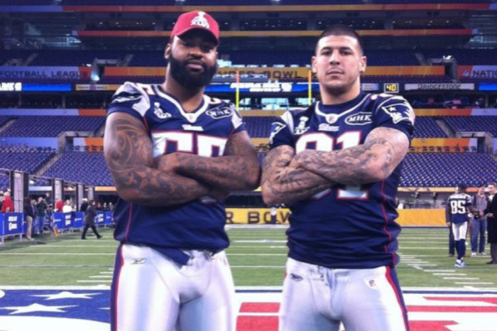Posting a Throwback Super Bowl Photo with Aaron Hernandez is Not a Good Look