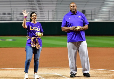 LSU Softball Dominated Opening Night, But Wayde Sims' Parents Stole the Show
