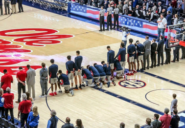 Ole Miss Players Kneel During Anthem to Protest Confederate Rally