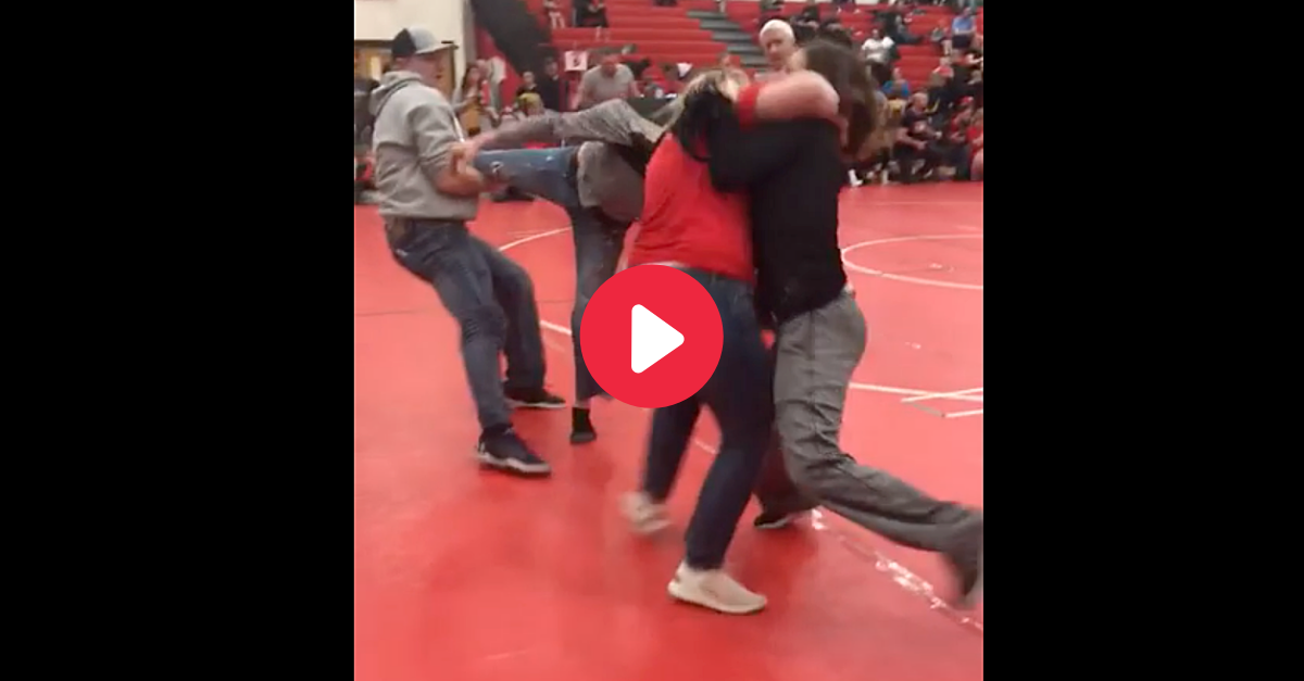 Parents Start Fighting Because Youth Wrestling Must Be Too Boring