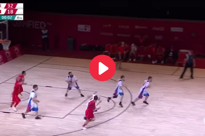 USA Special Olympics Player Sinks March’s First Buzzer-Beater… From 75 Feet!