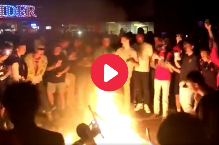 Texas Tech Fans Flip Cars, Burn Furniture in Massive Postgame Riots