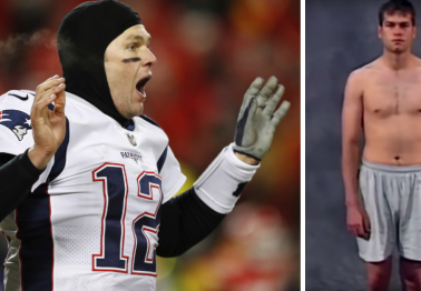 Tom Brady Roasted Himself for Throwback NFL Combine Photo