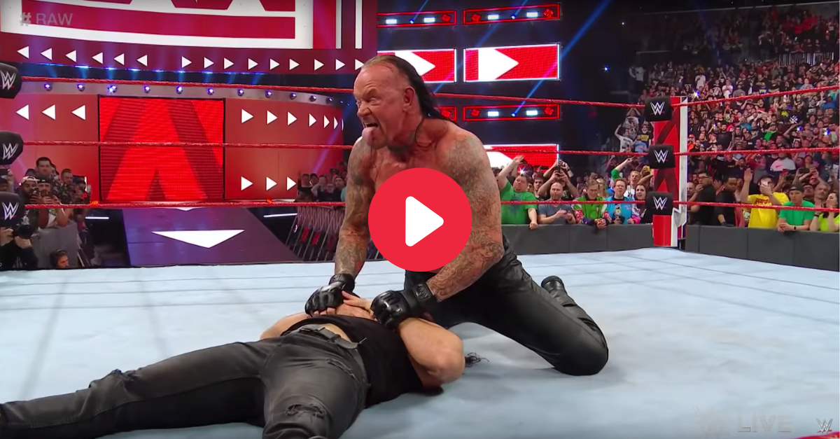 WATCH The Undertaker Makes Shocking Return on Raw After WrestleMania