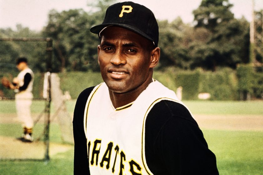 Roberto Clemente in 1966 with the Pirates.