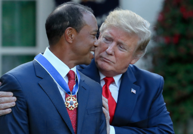 Trump Awards Tiger Woods Presidential Medal of Freedom