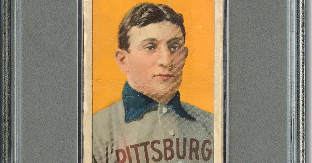 thumbnail image 2 of Rare Honus Wagner Baseball Card Sells For $1.2 Million 2 of 13