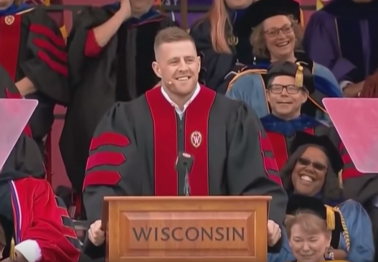 The Best Moments from J.J. Watt's Epic Graduation Speech