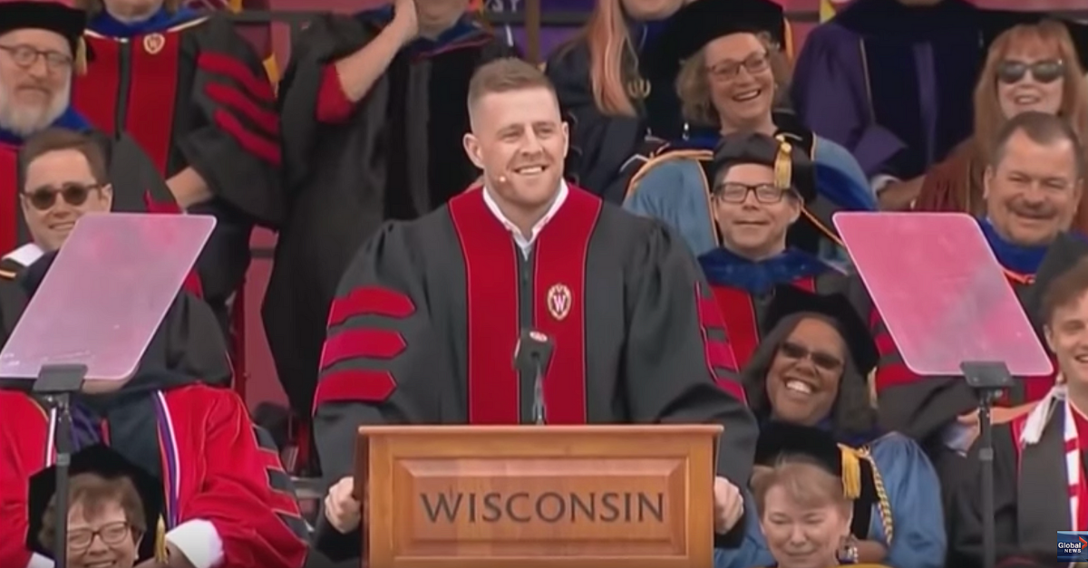 The Best Moments from J.J. Watt’s Epic Graduation Speech