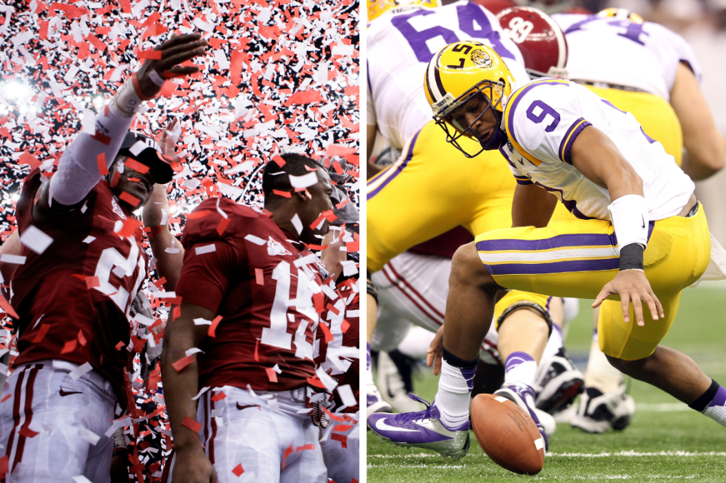 The 2012 BCS National Championship game between Alabama and LSU was so bad your brain won't let you remember it.
