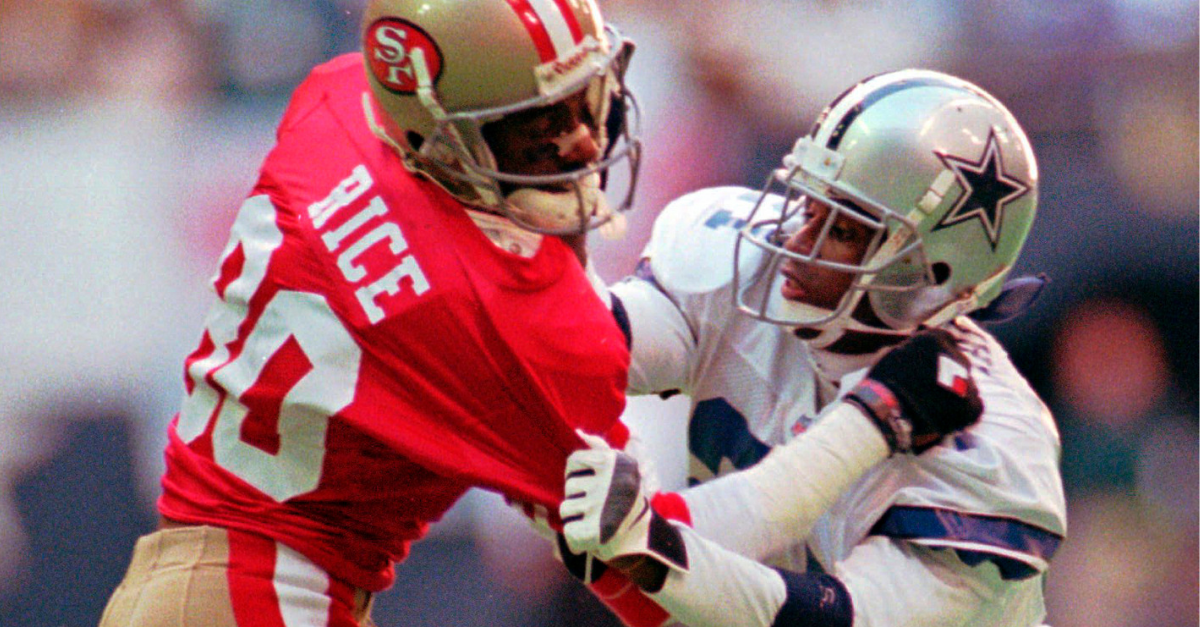 Jerry Rice vs. Deion Sanders: Who Won This Legendary Matchup? | Fanbuzz