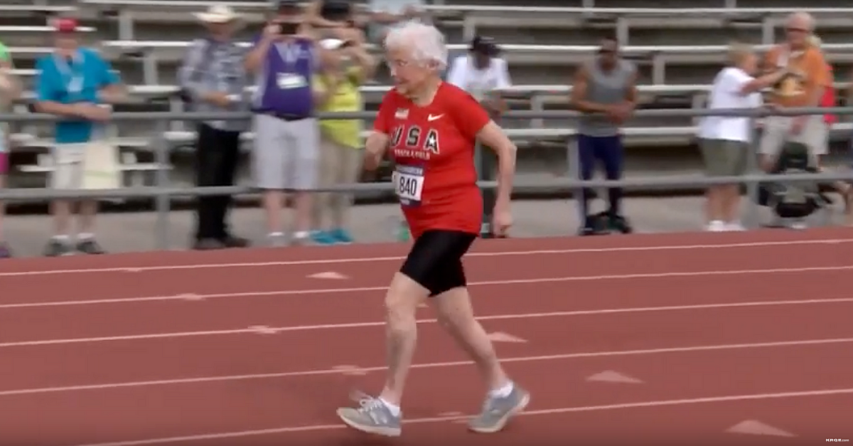 103-Year-Old Julia “Hurricane” Hawkins Sets Sprinting World Record