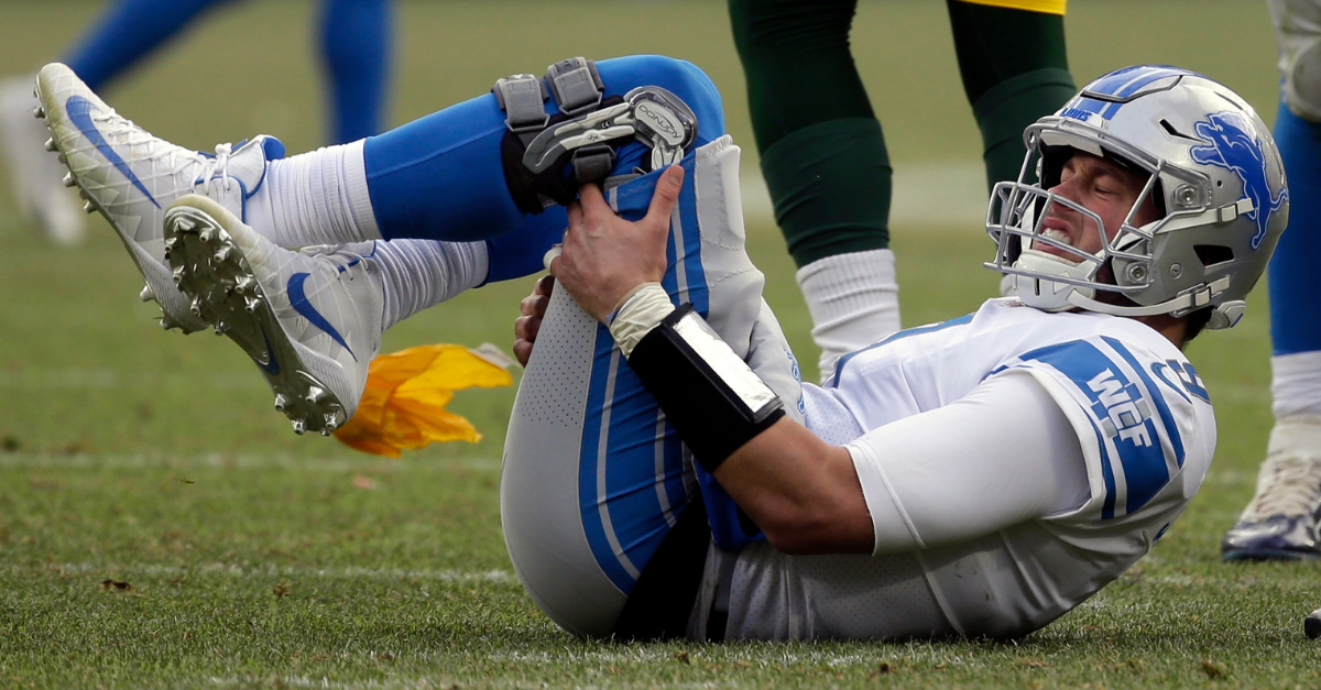 Report: Matthew Stafford Played With a Broken Back Last Season - FanBuzz