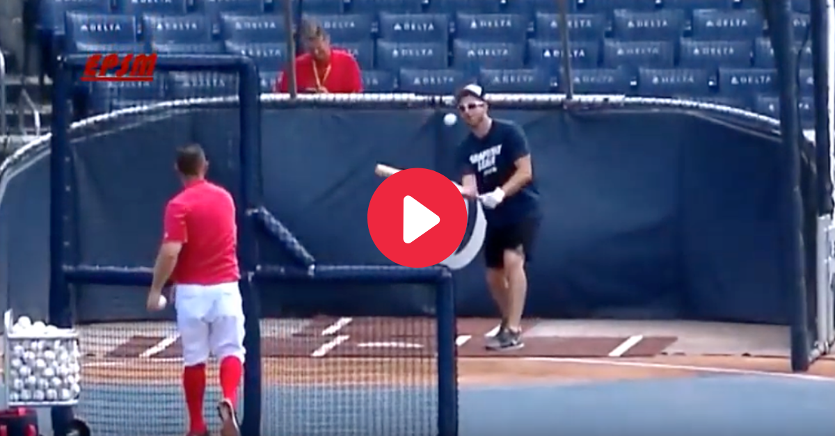 Watch Nationals Pitcher Breaks His Nose During Bunting Practice Fanbuzz