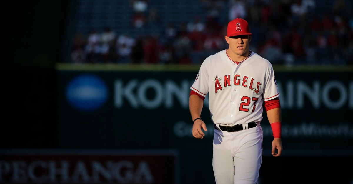 mike trout babe ruth