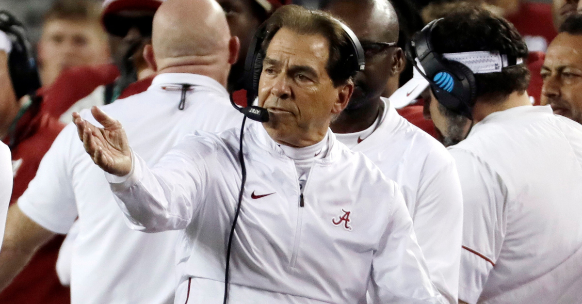 Nick Saban Once Sent Alvin Kamara 105 Recruiting Letters in One Day