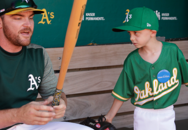 A's Sign 8-Year-Old For a Day Through Make-A-Wish Foundation