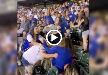 WATCH: Girls Fight Each Other, Completely Forget About Baseball Game