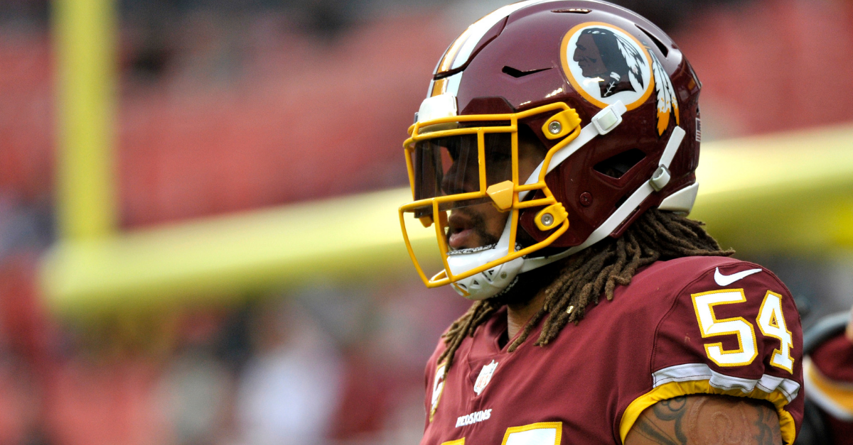 Redskins Cut Leading Tackler 1 Day Before Camp, Which Makes No Sense