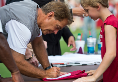 Want Nick Saban's Autograph for Free? Here's Your Chance