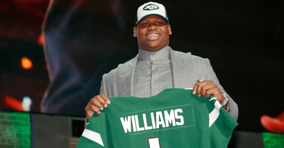 No. 3 Pick Quinnen Williams Absent From New York Jets Training Camp