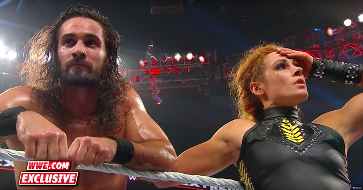 Seth Rollins, Becky Lynch Beat Baron Corbin, Lacey Evans at WWE