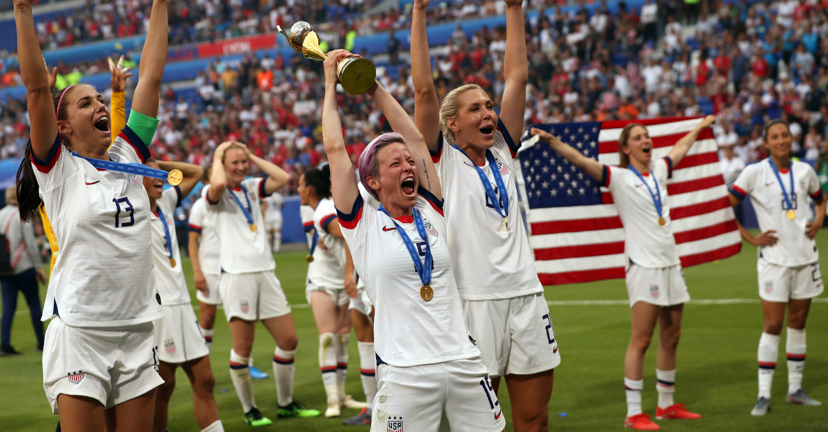 WATCH: American Flag Carelessly Dropped During U.S. Soccer