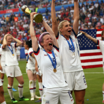 Soccer fans fly the flag for U.S. Women's National Team in St. Paul