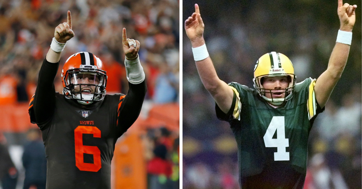 NFL draft 2018: Baker Mayfield recreated Brett Favre's 1991 draft photo 