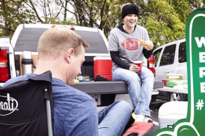 This Folding Chair is Perfect for Your Tailgate and Will Heat You Up All Season