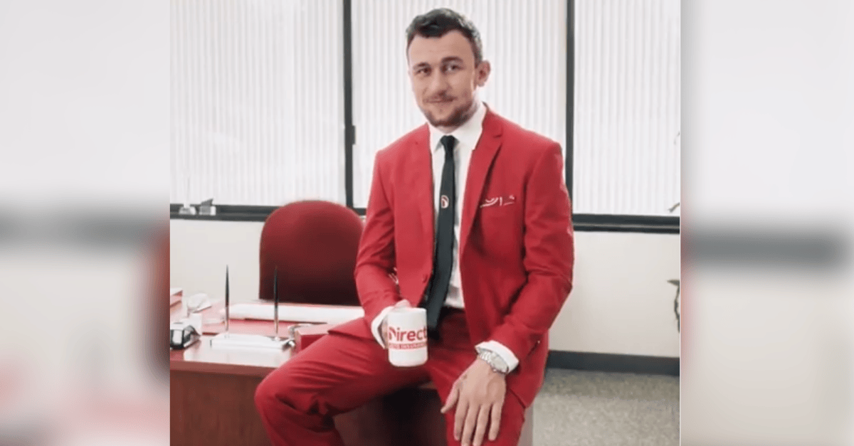Did Johnny Manziel Just Retire Using an Insurance Commercial? - FanBuzz