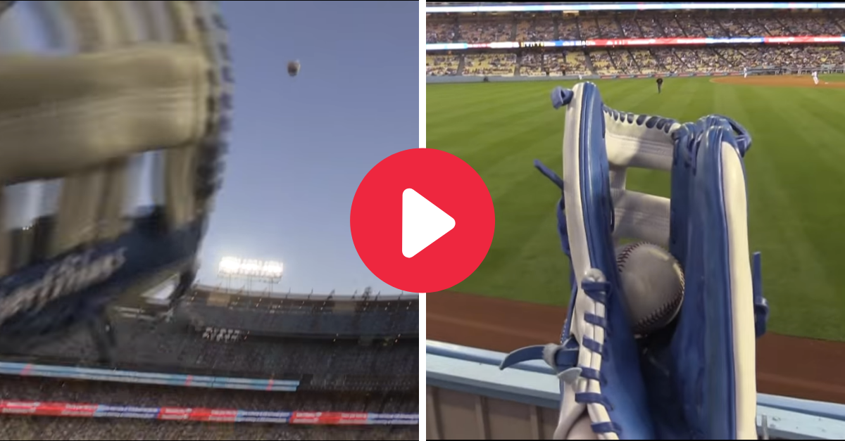 Baseball Fan Films Himself Catching Home Run Ball