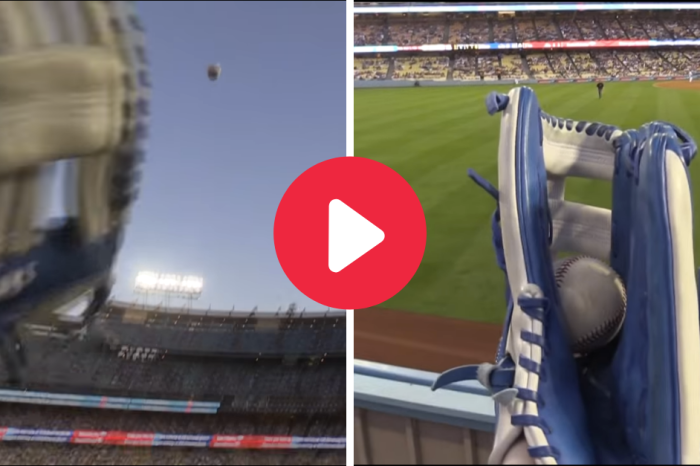 Baseball Fan Films Himself Catching Home Run Ball