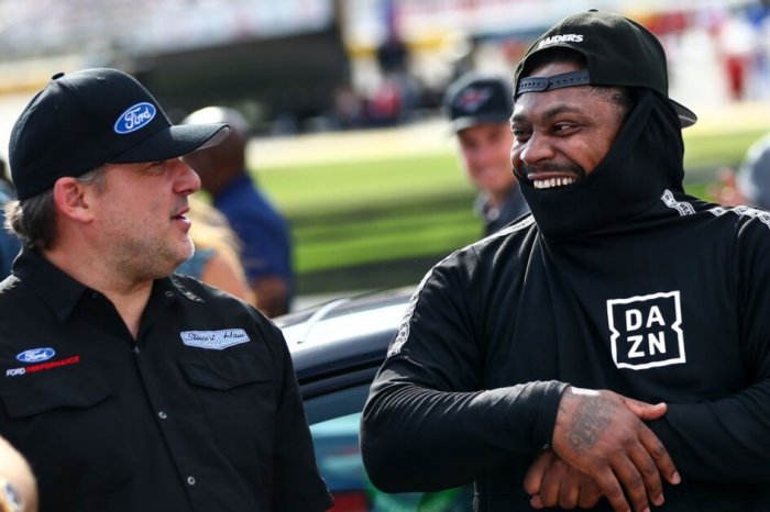 Marshawn Lynch Drove the NASCAR Pace Car to Add to His Legacy