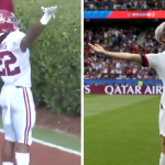 Najee Harris shouts out Megan Rapinoe in Rose Bowl presser