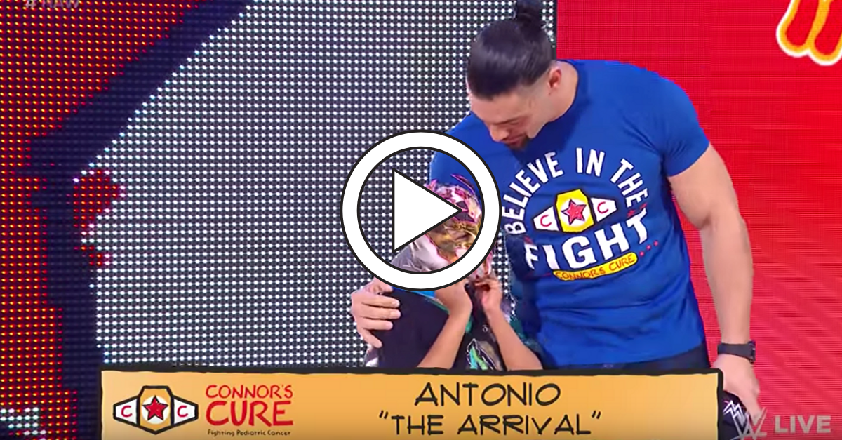 WATCH: Class Act Roman Reigns Welcomes Cancer Survivors to WWE