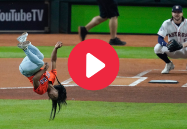 Simone Biles' First Pitch Backflip is One of a Kind