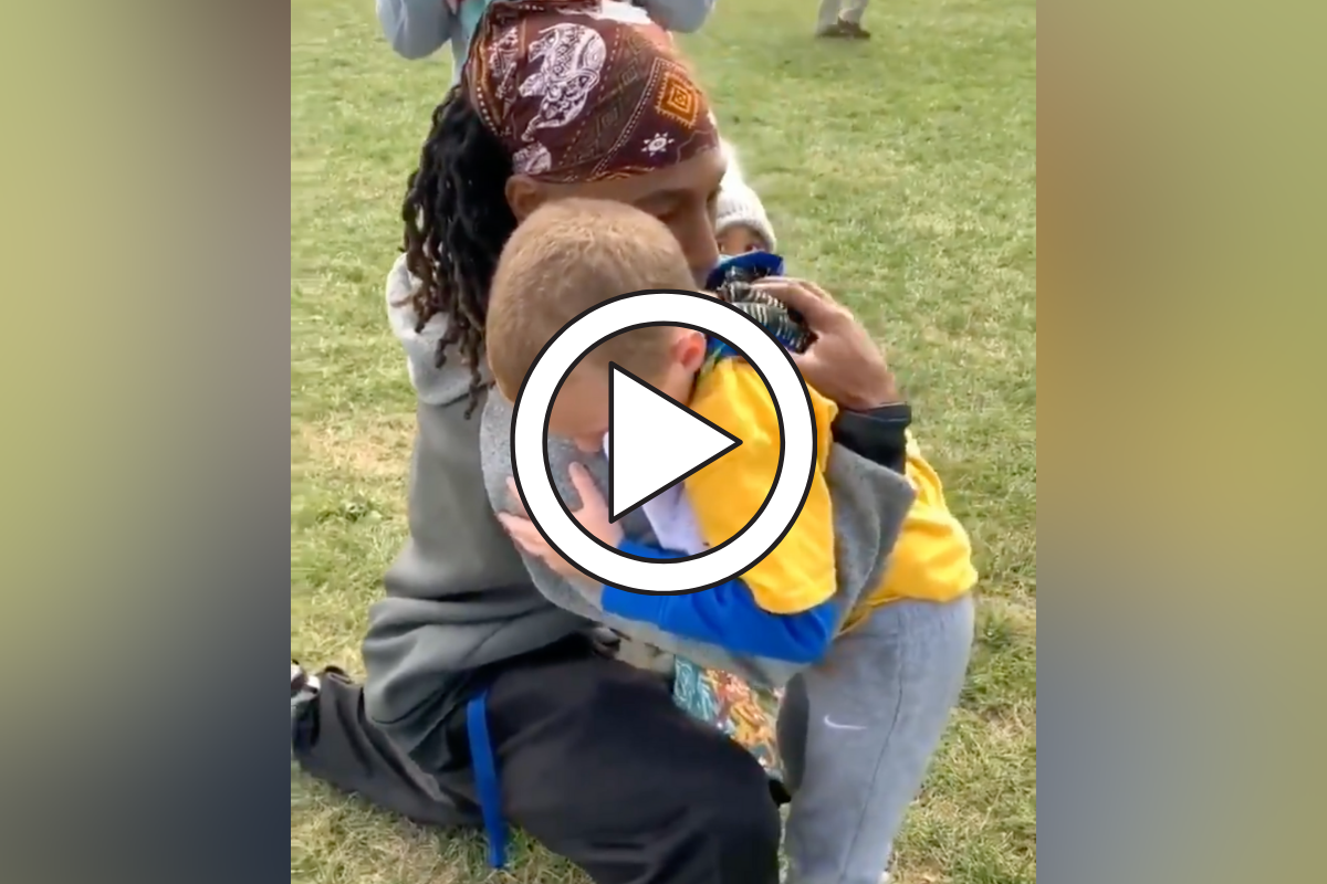 6-Year-Old Boy Cries While Thanking Youth Football Coach in Viral Video