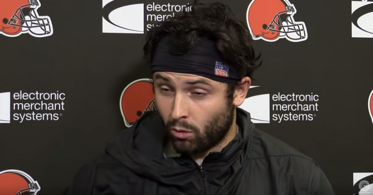 Baker Mayfield Has All Time Meltdown Storms Out Of Press Conference