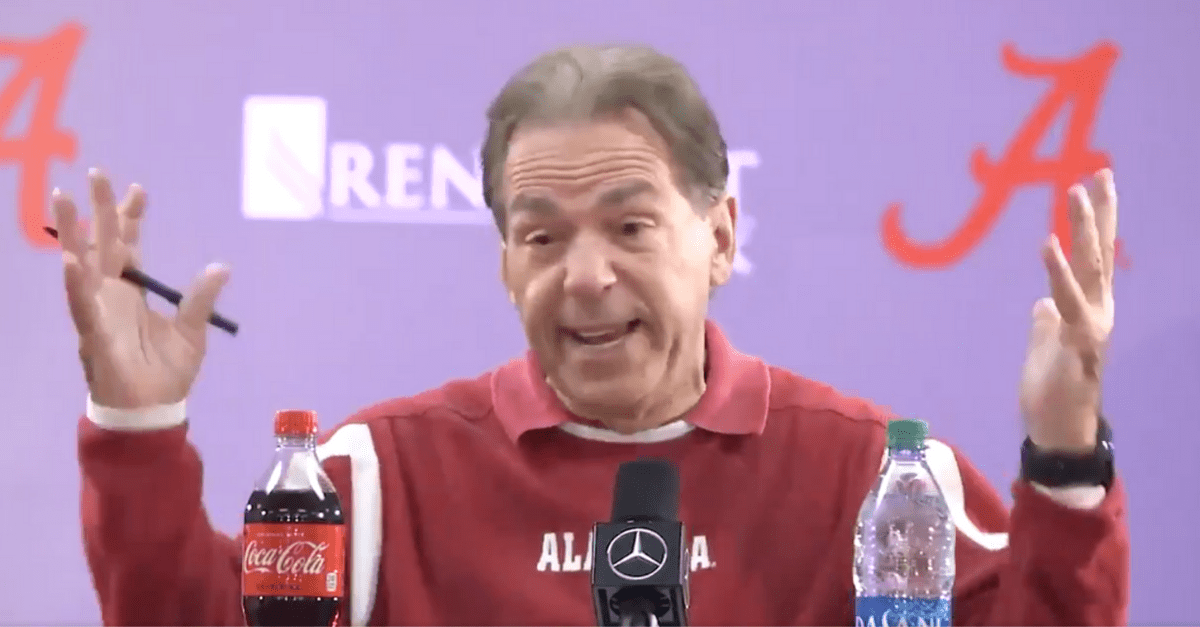 Nick Saban Explodes on Reporter Who Questioned Alabama’s QBs