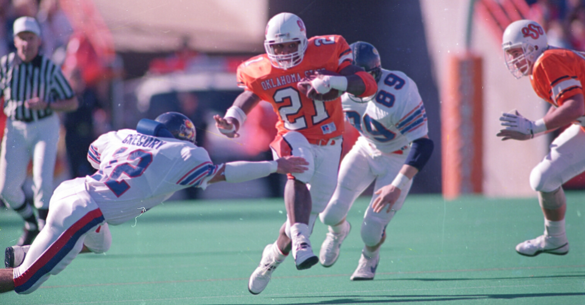 Barry Sanders Named College Football’s Greatest Player Ever