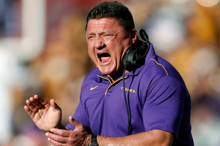 Never Forget Ed Orgeron’s Postgame Speech: “Roll Tide What? F— You”