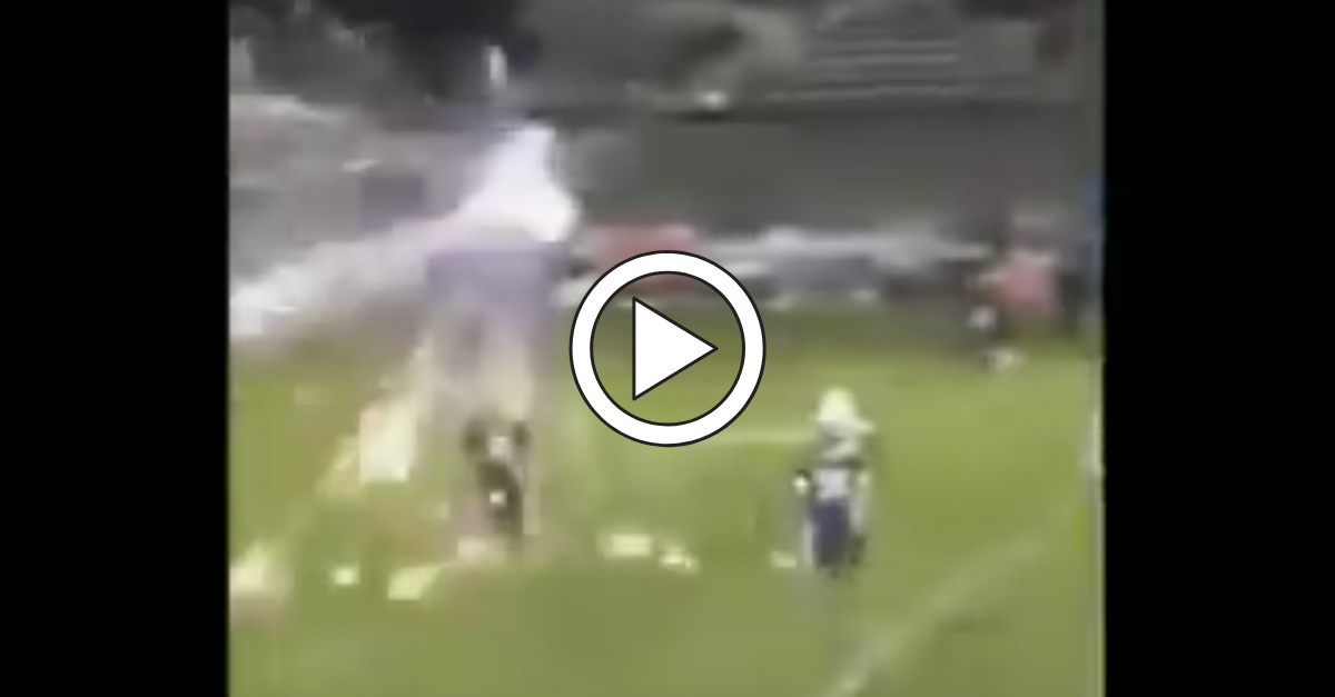 Firework Explodes Over HS Football Players During Game