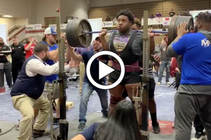 LSU Signee Squats 705 Pounds With Ease